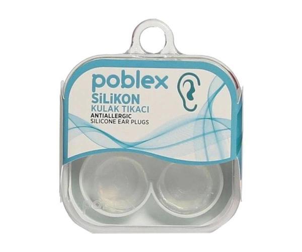 Poblex Antialerjik Silikon 2'li Kulak Tıkacı - Image 1