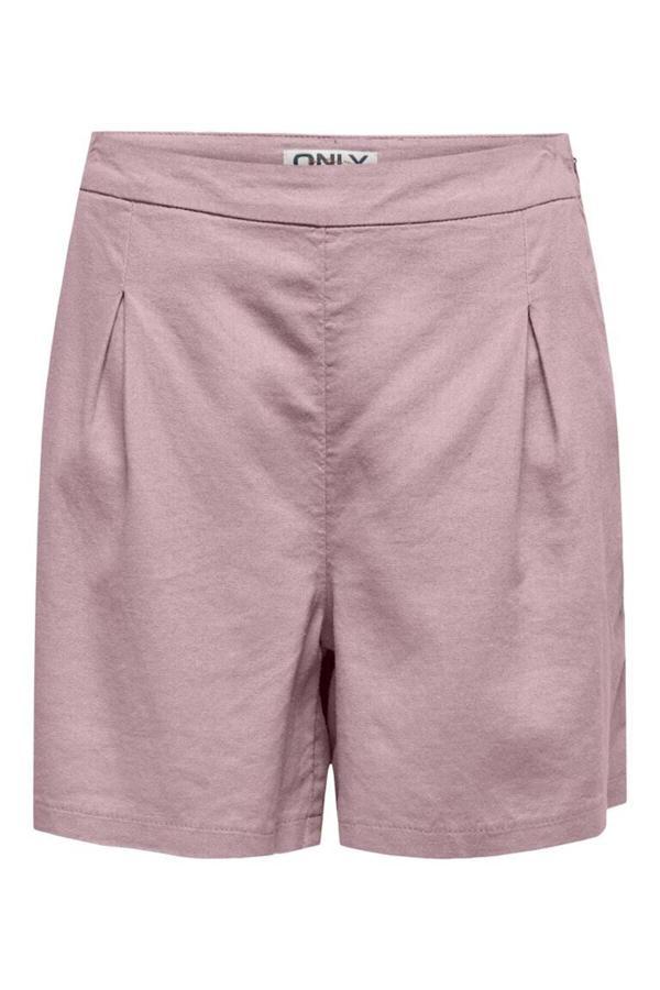 Only Onlcaro Hw Lınen Bl Pleat Shorts Cc Pnt 15338728 - Image 1