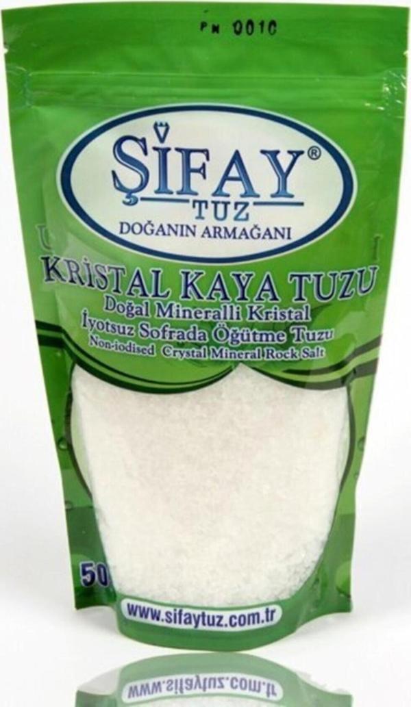 Dünya Naturel Gıda Şifay Kristal Kaya Tuzu 500 Gr. - Image 1