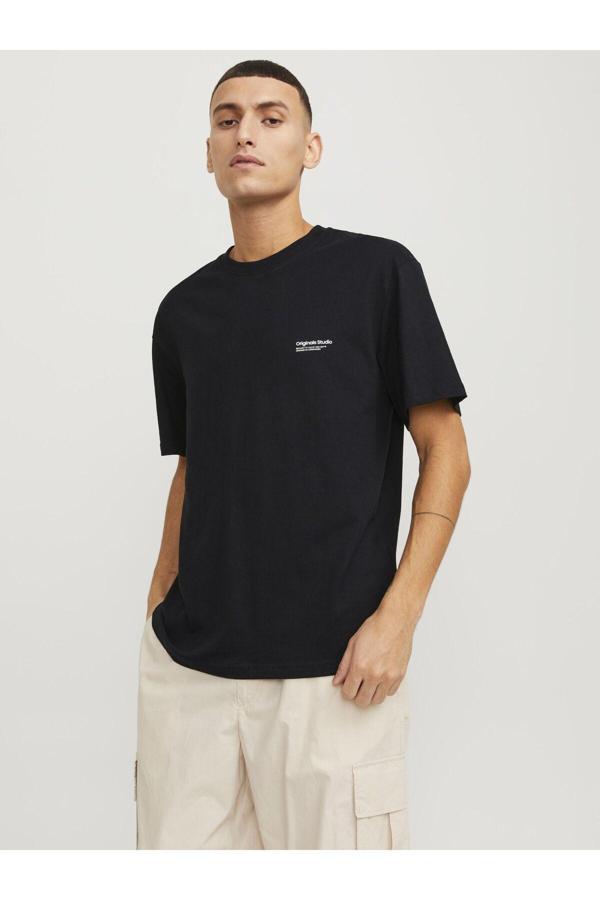 Jack&Jones Tişört Gedruckt Rundhalsausschnitt Tişört - Image 1