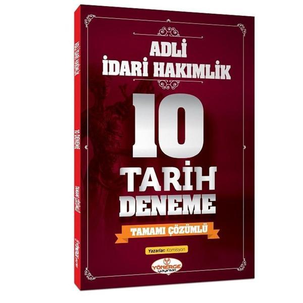 2023 Adli İdari Hakimlik Tarih 10 Deneme Çözümlü Yönerge Yayınları - Yönerge Yayınları - Image 1