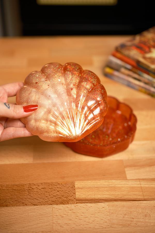 Hand Made İstiridye Şekerlik - Kırmızı - Image 1