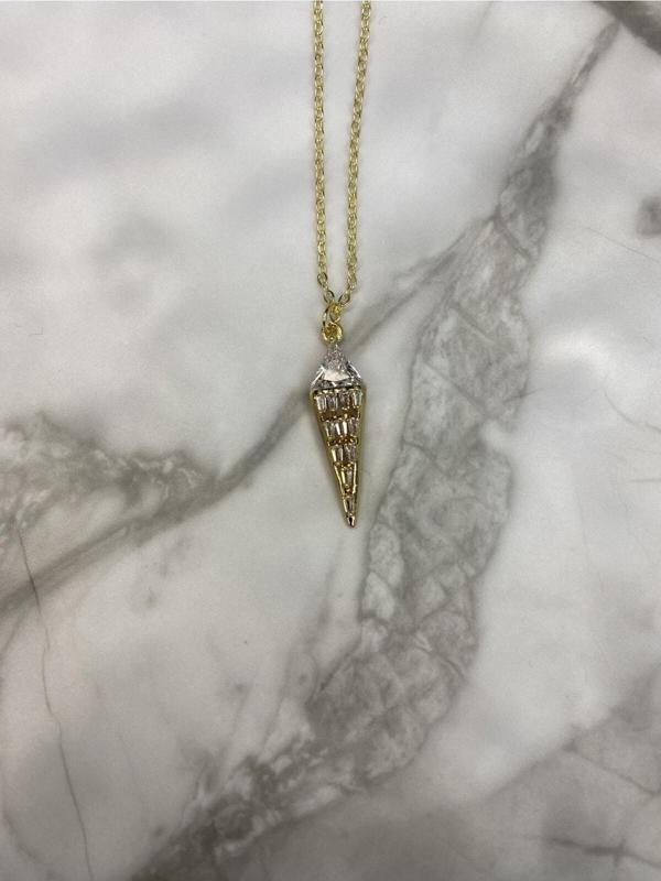 Bers Aksesuar Kadın Zirkon Taşlı Vip Seri Yeni Sezon Kolye - Image 1