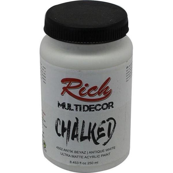 Supertrend Multi Decor Chalked Akrilik Boya 250 cc. 4502 ANTİK BEYAZ - Image 1