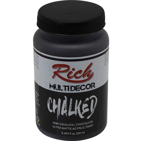 Supertrend Multi Decor Chalked Akrilik Boya 250 cc. 4588 ÇİKOLATA - Image 1