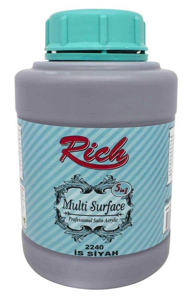 Supertrend Multi Surface Her Yüzey İçin Akrilik Boya 1750 gr. 2240 İS SİYAHI - Image 1