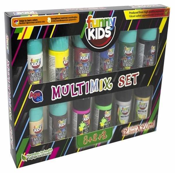Supertrend Multimix Akrilik Boya Seti 12 Renk x 20 ml. - Image 1