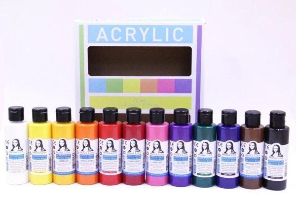 Supertrend Mona Lisa Akrilik Boya Seti 12 Renk x 70 ml. - Image 1