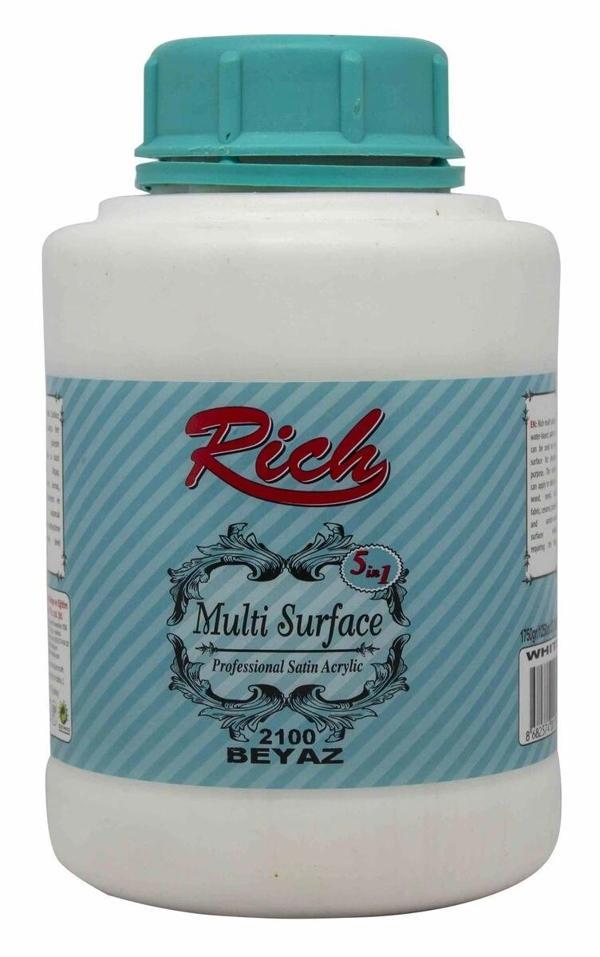 Supertrend Multi Surface Her Yüzey İçin Akrilik Boya 1750 gr. 2100 BEYAZ - Image 1