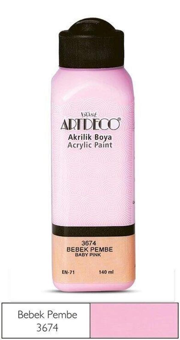 Supertrend Akrilik Boya 140 ml. 3674 BEBEK PEMBE - Image 1