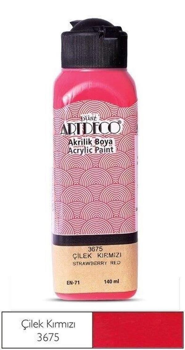 Supertrend Akrilik Boya 140 ml. 3675 ÇİLEK KIRMIZI - Image 1