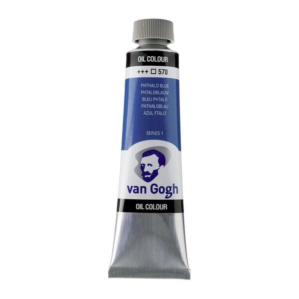Supertrend Van Gogh Yağlı Boya 40 ml. 570 Phthalo Blue - Image 1