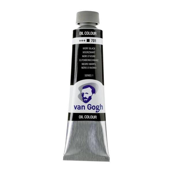 Supertrend Van Gogh Yağlı Boya 40 ml. 701 Ivory Black - Image 1
