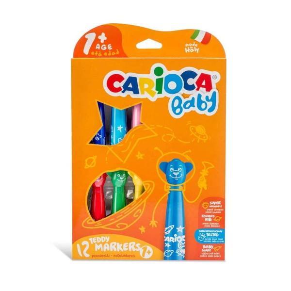Supertrend Baby Teddy Jumbo Yıkanabilir Keçeli Boya Kalemi 12 Renk 1+ Yaş - Image 1