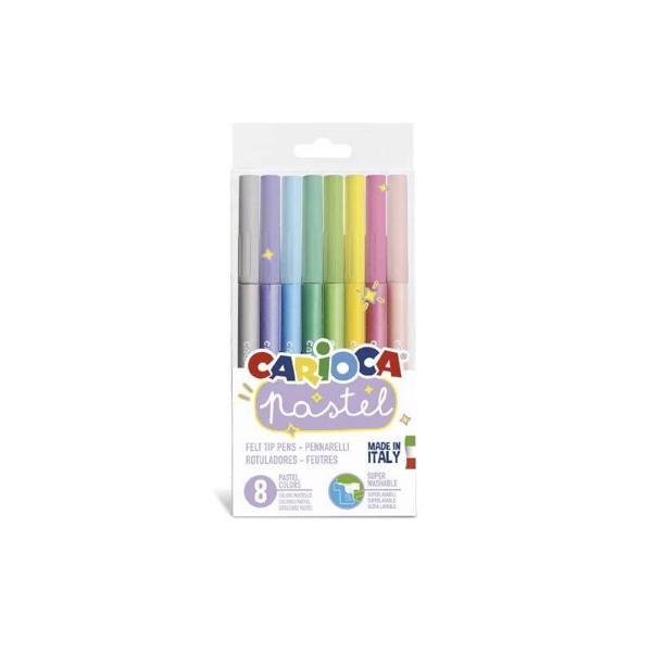 Supertrend Pastel Süper Yıkanabilir Keçeli Boya Kalemi 8 Renk - Image 1