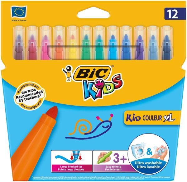 Supertrend Kids Kid Couleur XL Keçeli Boya Kalemi 12 Renk - Image 1