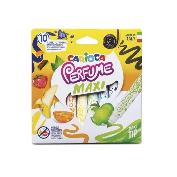Supertrend Perfume Maxi Kokulu Jumbo Keçeli Boya Kalemi 10 Renk - Image 1