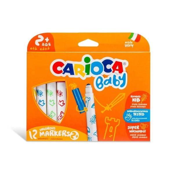 Supertrend Baby Jumbo Yıkanabilir Keçeli Boya Kalemi 12 Renk 2+ Yaş - Image 1