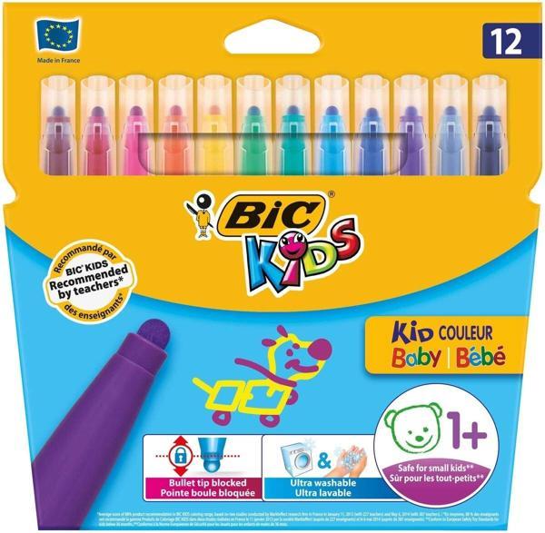 Supertrend Kids Kid Couleur Baby Keçeli Boya Kalemi 12 Renk - Image 1