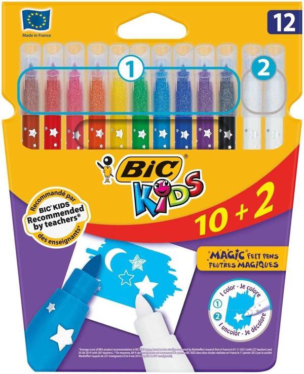 Supertrend Kids Magic Silinebilir Keçeli Boya Kalemi 12 Renk - Image 1