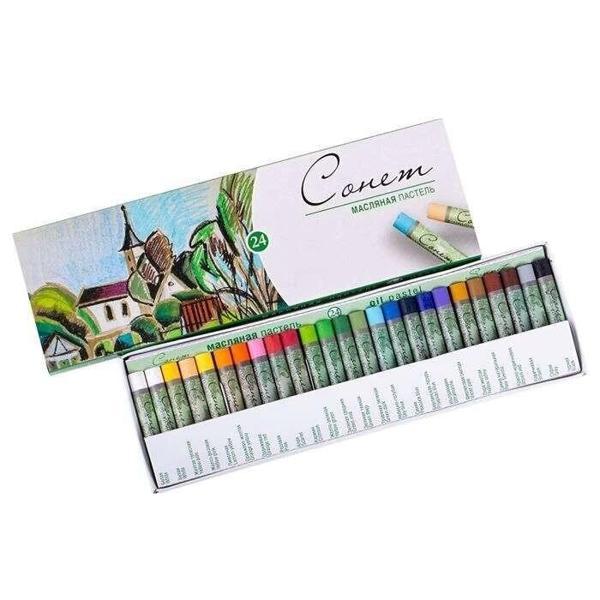 Supertrend Sonnet Yağlı Pastel Boya Seti 24 Renk - Image 1