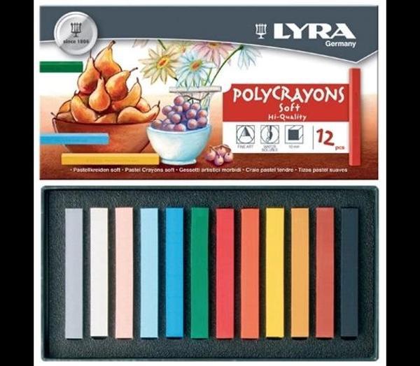 Supertrend Polycrayons Soft - Toz Pastel Boya Seti 12 Renk - Image 1
