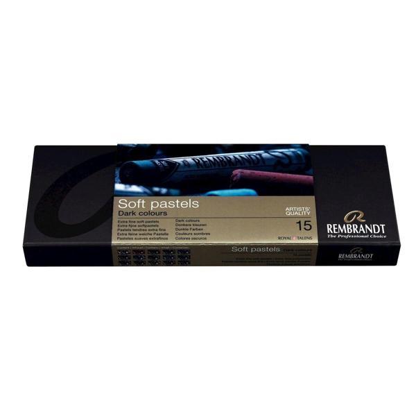 Supertrend Rembrandt Soft Pastel Boya Seti 15 Renk Koyu Tonlar Tam Boy - Image 1