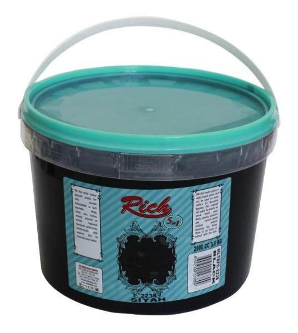 Supertrend Multi Surface Her Yüzey İçin Akrilik Boya 2500 ml. 2238 SİYAH - Image 1