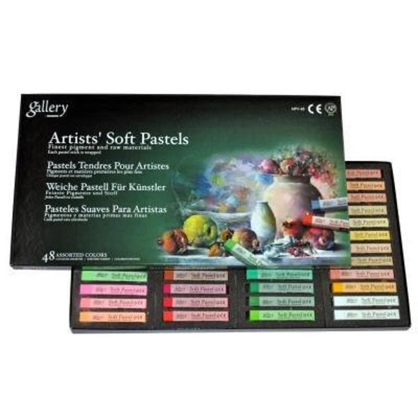 Supertrend Gallery Artists' Soft Toz Pastel Boya Seti 48 Renk Tam Boy - Image 1