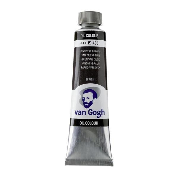 Supertrend Van Gogh Yağlı Boya 40 ml. 403 Vandyke Brown - Image 1