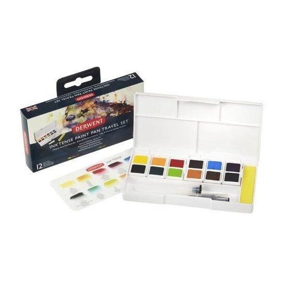 Supertrend Inktense Mürekkep Etkili Tablet Sulu Boya Seti 12 Renk - Image 1
