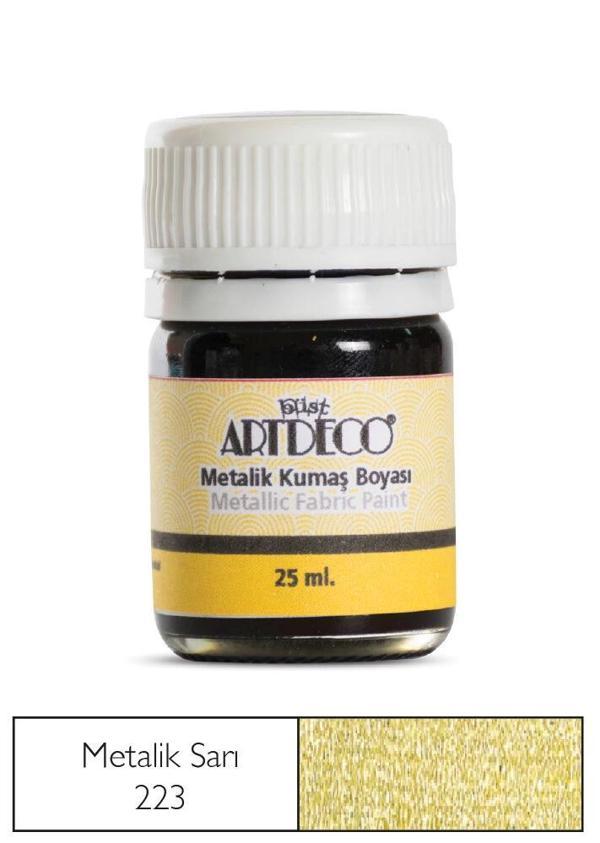 Supertrend Metalik Kumaş Boyası 223 Sarı - Image 1