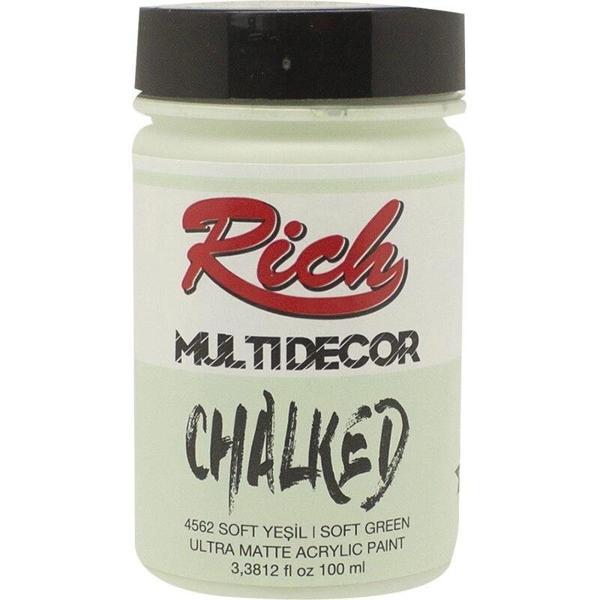 Supertrend Multi Decor Chalked Akrilik Boya 100 cc. 4562 SOFT YEŞİL - Image 1