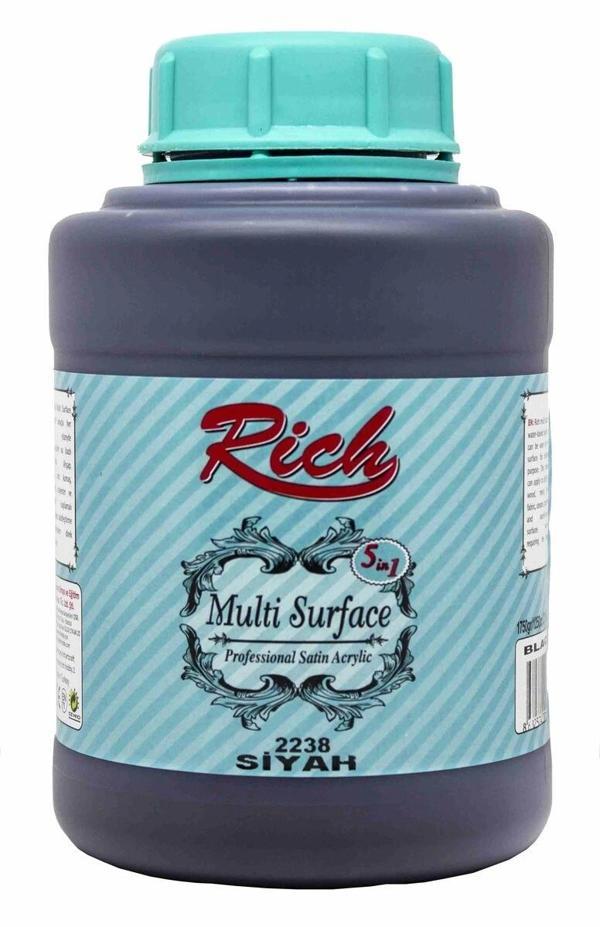 Supertrend Multi Surface Her Yüzey İçin Akrilik Boya 1750 gr. 2238 SİYAH - Image 1