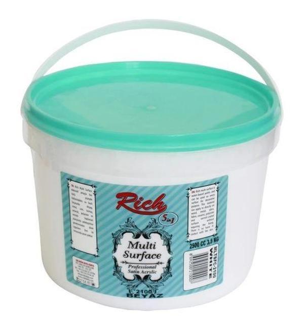Supertrend Multi Surface Her Yüzey İçin Akrilik Boya 2500 ml. 2100 BEYAZ - Image 1