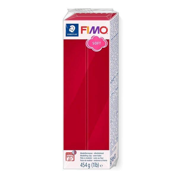 Supertrend Fimo Soft Polimer Kil 454 gr. 26 Vişne Kırmızı - Image 1