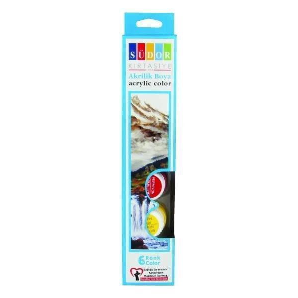 Supertrend Akrilik Boya Seti 6 Renk x 15 ml. Şişe - Image 1