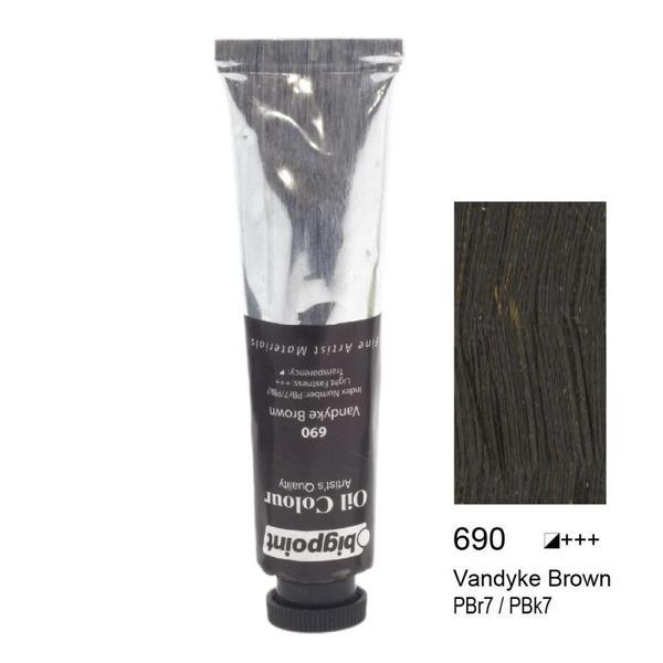 Supertrend Yağlı Boya 45 ml. 690 Vandyke Brown - Image 1