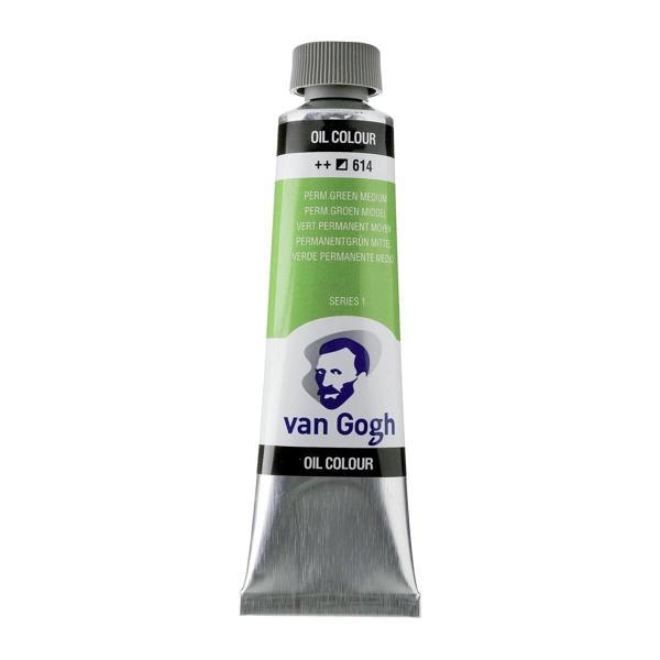 Supertrend Van Gogh Yağlı Boya 40 ml. 614 Permanent Green Medium - Image 1