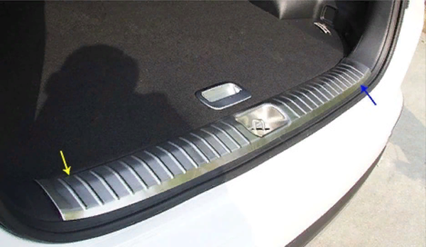 Kia Sportage 2016-2019 Bagaj Eşik Koruması Krom - Image 1