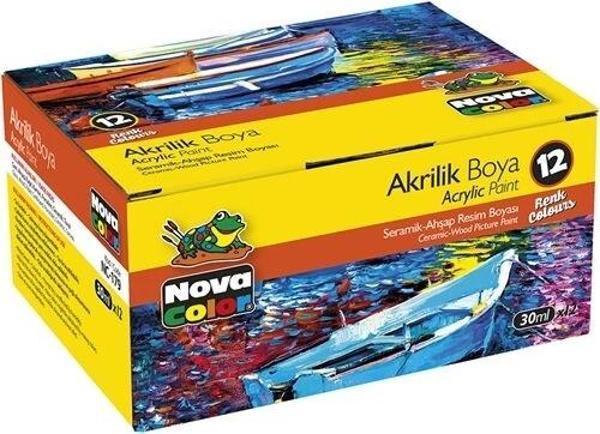 Supertrend Akrilik Boya Seti 12 Renk x 30 ml. Şişe - Image 1