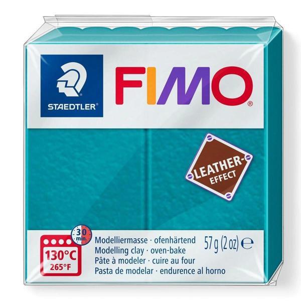 Supertrend Fimo Leather (Deri) Effect Polimer Kil 369 Göl Mavisi - Image 1