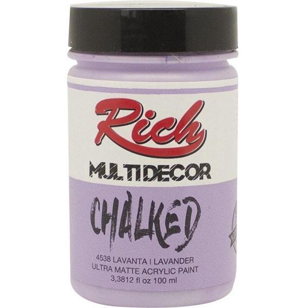 Supertrend Multi Decor Chalked Akrilik Boya 100 cc. 4538 LAVANTA - Image 1