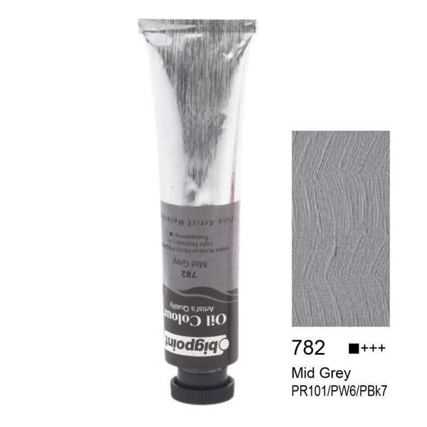 Supertrend Yağlı Boya 45 ml. 782 Mid Grey - Image 1