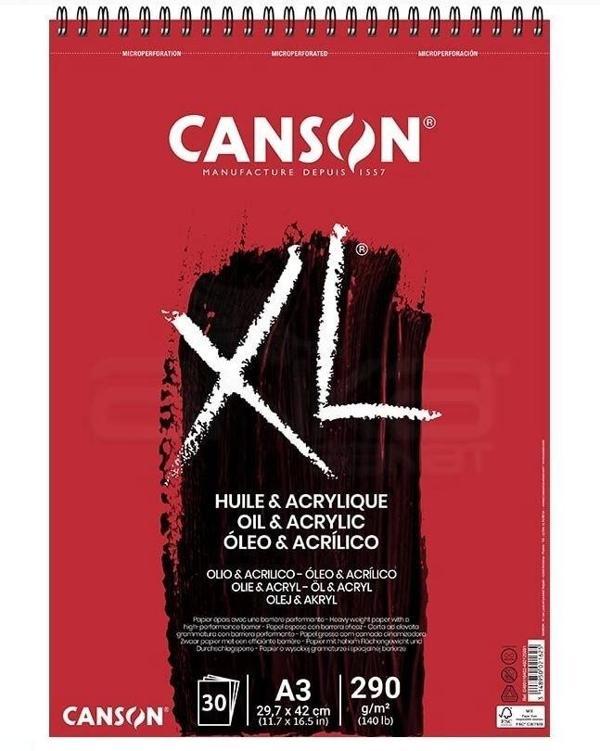 Supertrend XL Spiralli Yağlı Boya ve Akrilik Boya Defteri 290 gr. A3 30 yaprak - Image 1