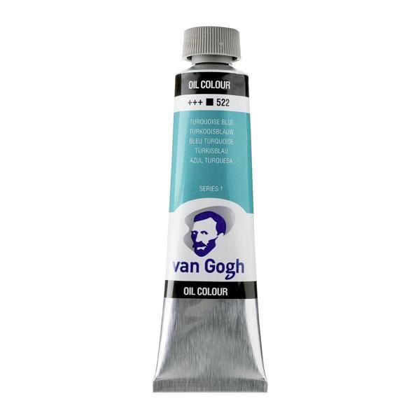 Supertrend Van Gogh Yağlı Boya 40 ml. 522 Turquoise Blue - Image 1