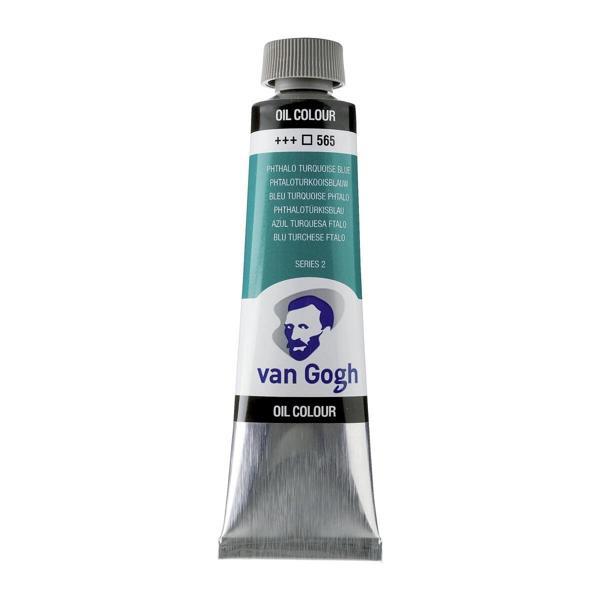 Supertrend Van Gogh Yağlı Boya 40 ml. 565 Phthalo Turquoise Blue - Image 1