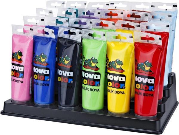 Supertrend Akrilik Boya Seti 24 Adet x 75 ml. Sınıf Seti (12 Renk x 2 Adet) - Image 1