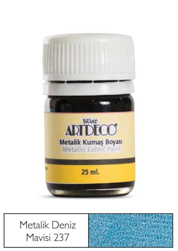 Supertrend Metalik Kumaş Boyası 237 Deniz Mavisi - Image 1