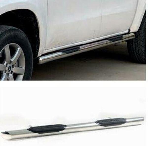 Mitsubishi L200 2007-2019 Off Road Yan Basamak (Dragos Plus) Krom AQM4WD - Image 1